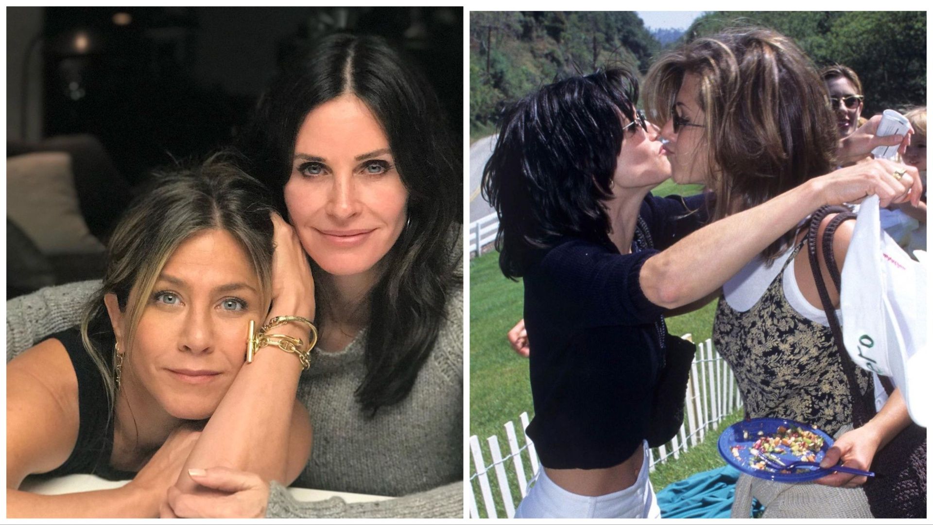 Jennifer Aniston celebrates Cox's birthday with lip kiss Al Bawaba